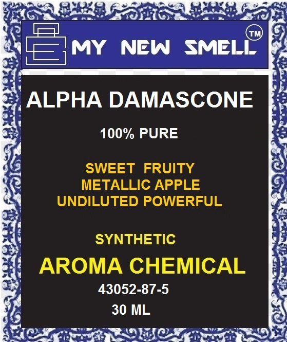 ALPHA DAMASCONE SWEET FLORAL METALLIC FRUITY APPLE SPICY MINTY