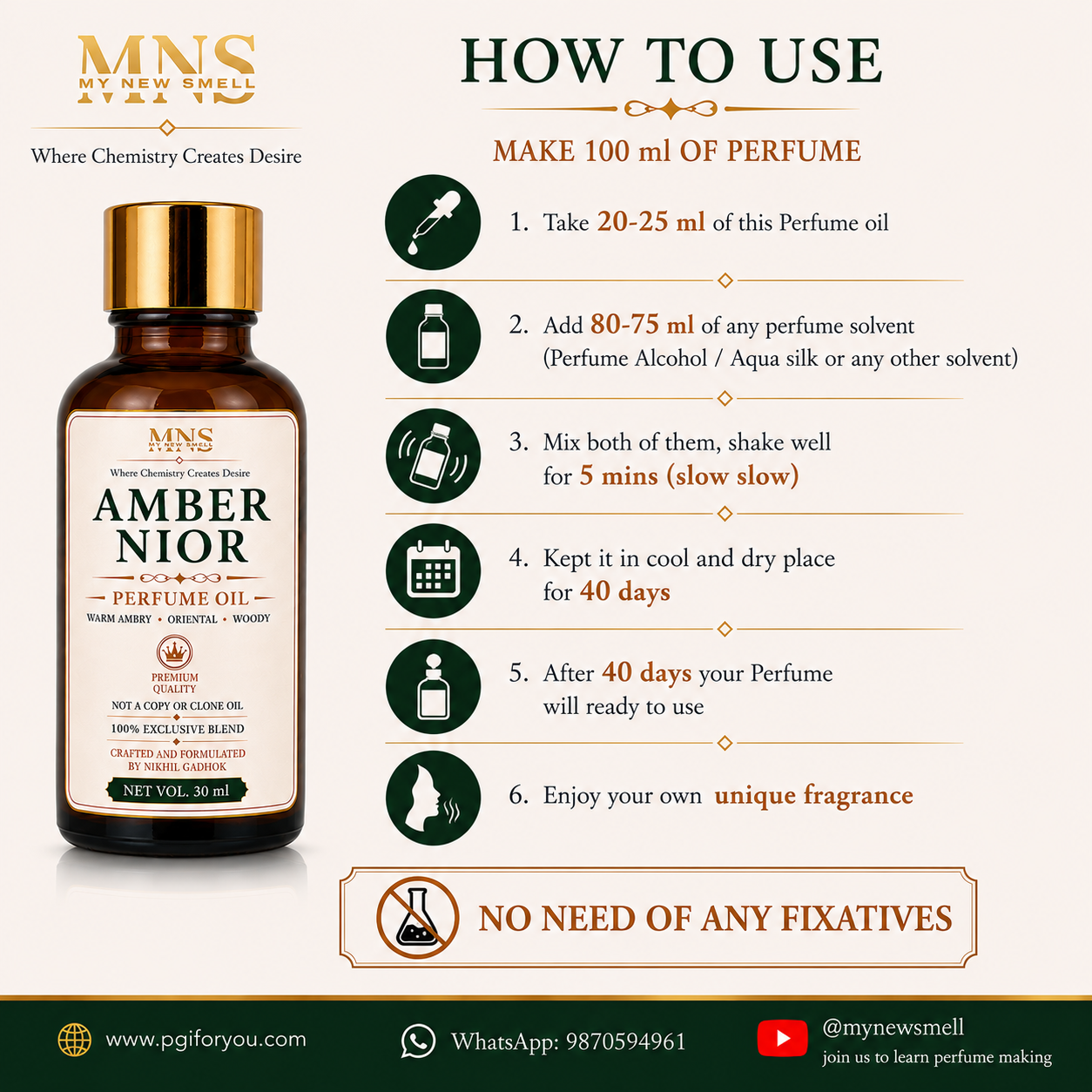 AMBER NIOR FOR MEN