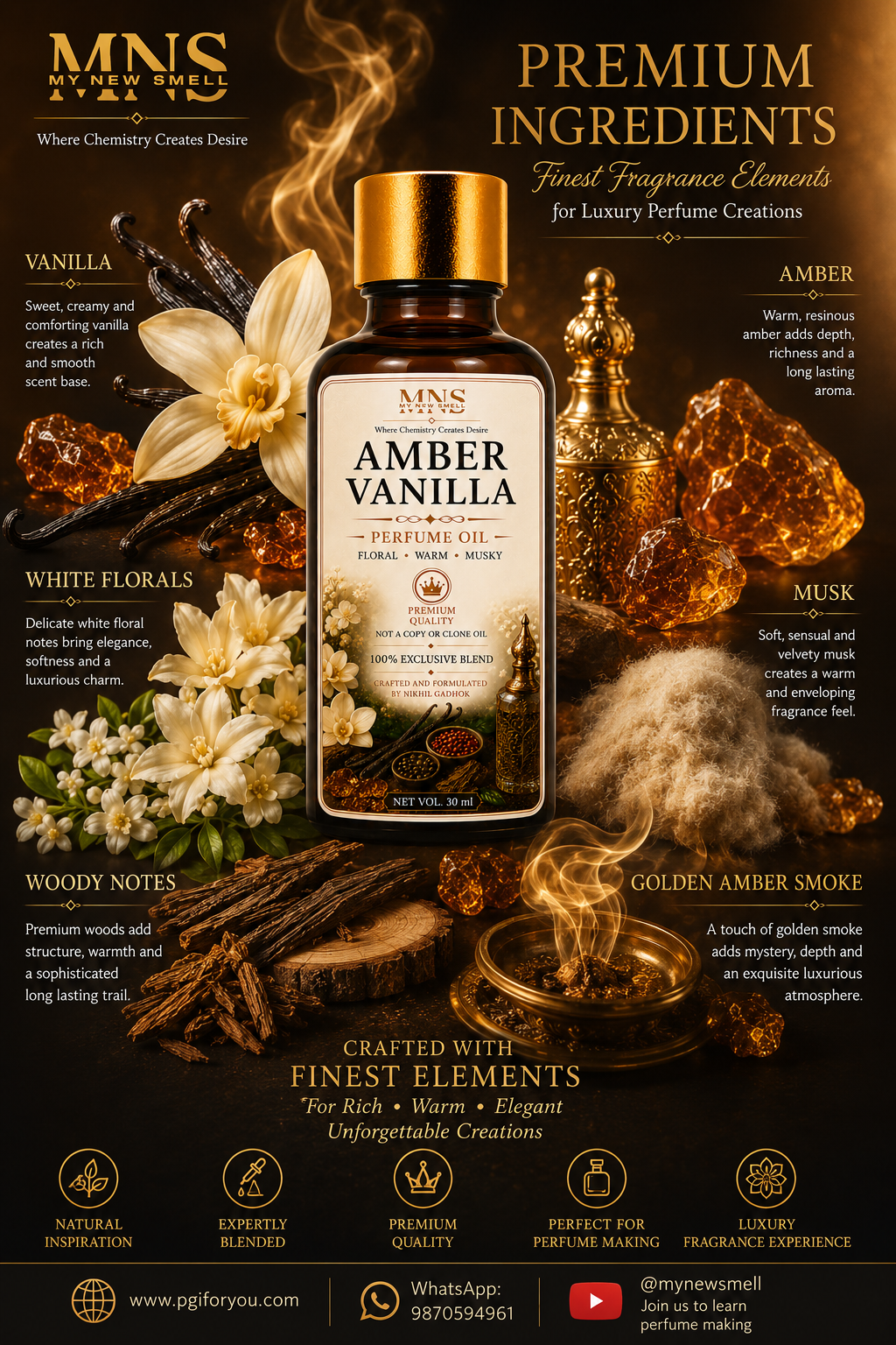 AMBER VANILLA UNISEX PERFUME