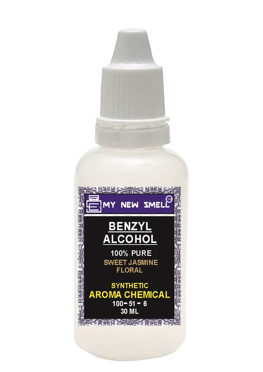 MNS BENZYL ALCOHAL Floral Jasmine Woody Phenolic Balsamic