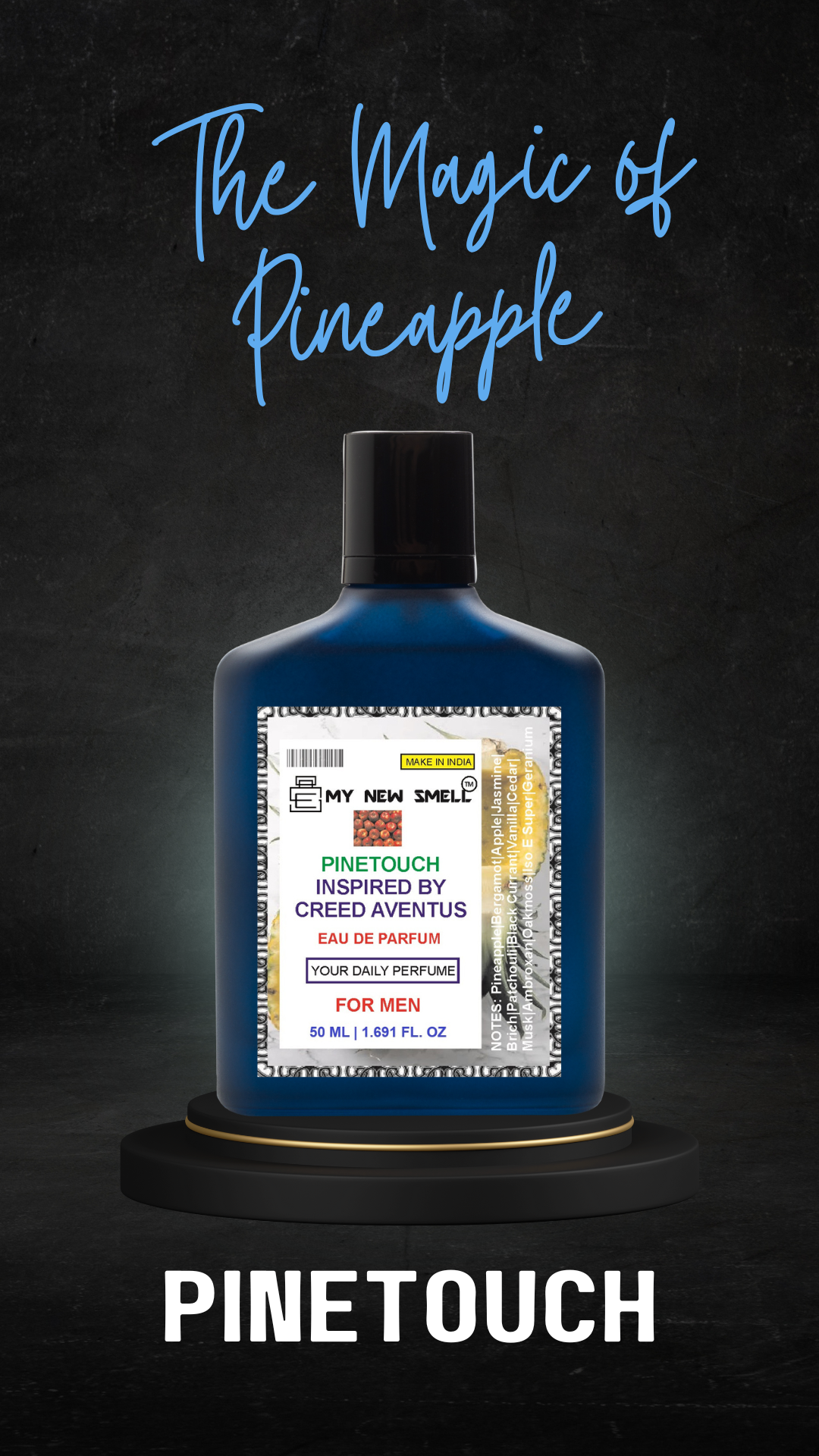 MNS PINETOUCH Perfume For Men | Inspired Perfume Aventus | Long Lasting fragrance | Fresh Fruity Woody