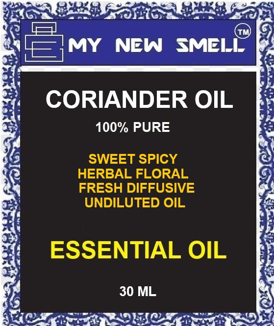 CORIANDER OIL SWEET SPICY HERBAL FLORAL FRESH