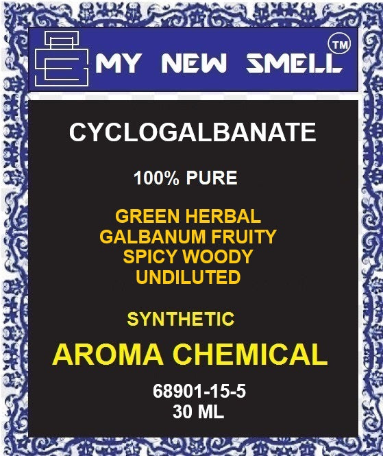 CYCLOGALBANATE GREEN HERBAL GALBANUM FRUITY SPICY WOODY