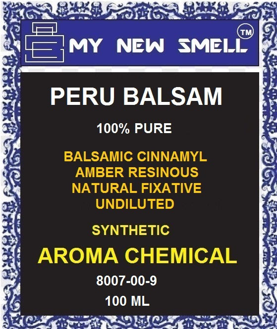 PERU BALSAM BALSAMIC VANILLA CINNAMYL AMBER WOODY RESINOUS NATURAL FIXATIVE