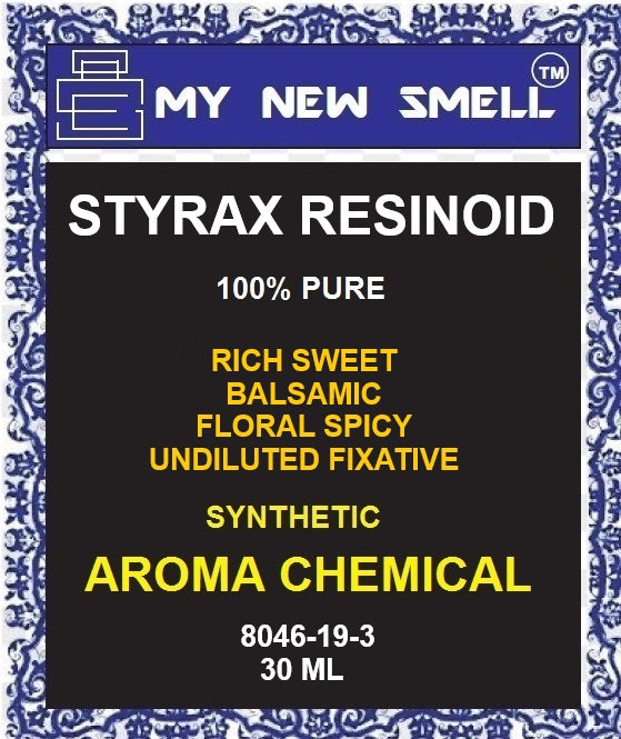 STYRAX RESINOID SWEET BALSAMIC WOODY AMBER