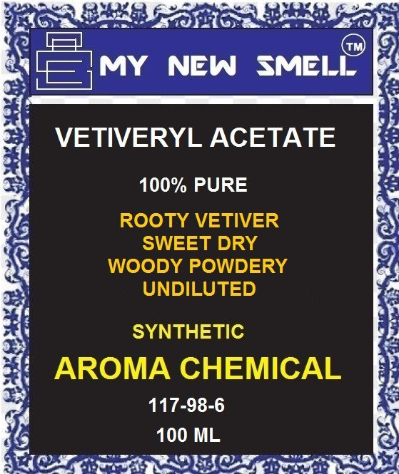 VETIVERYL ACETATE WOODY POWDERY ROOTY VETIVER SWEET DRY