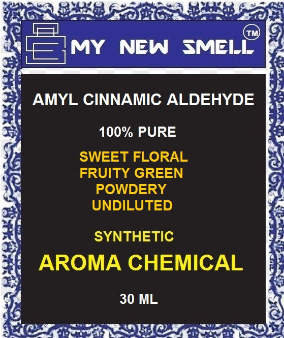 AMYL CINNAMIC ALDEHYDE SWEET FLORAL FRUITY GREEN POWDERY