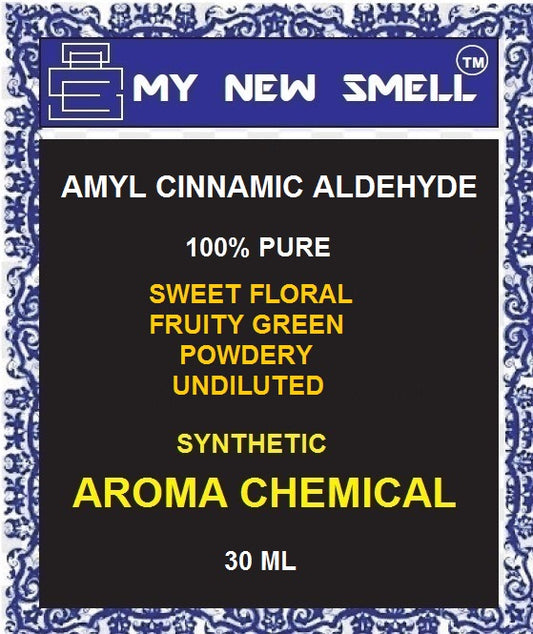 AMYL CINNAMIC ALDEHYDE SWEET FLORAL FRUITY GREEN POWDERY