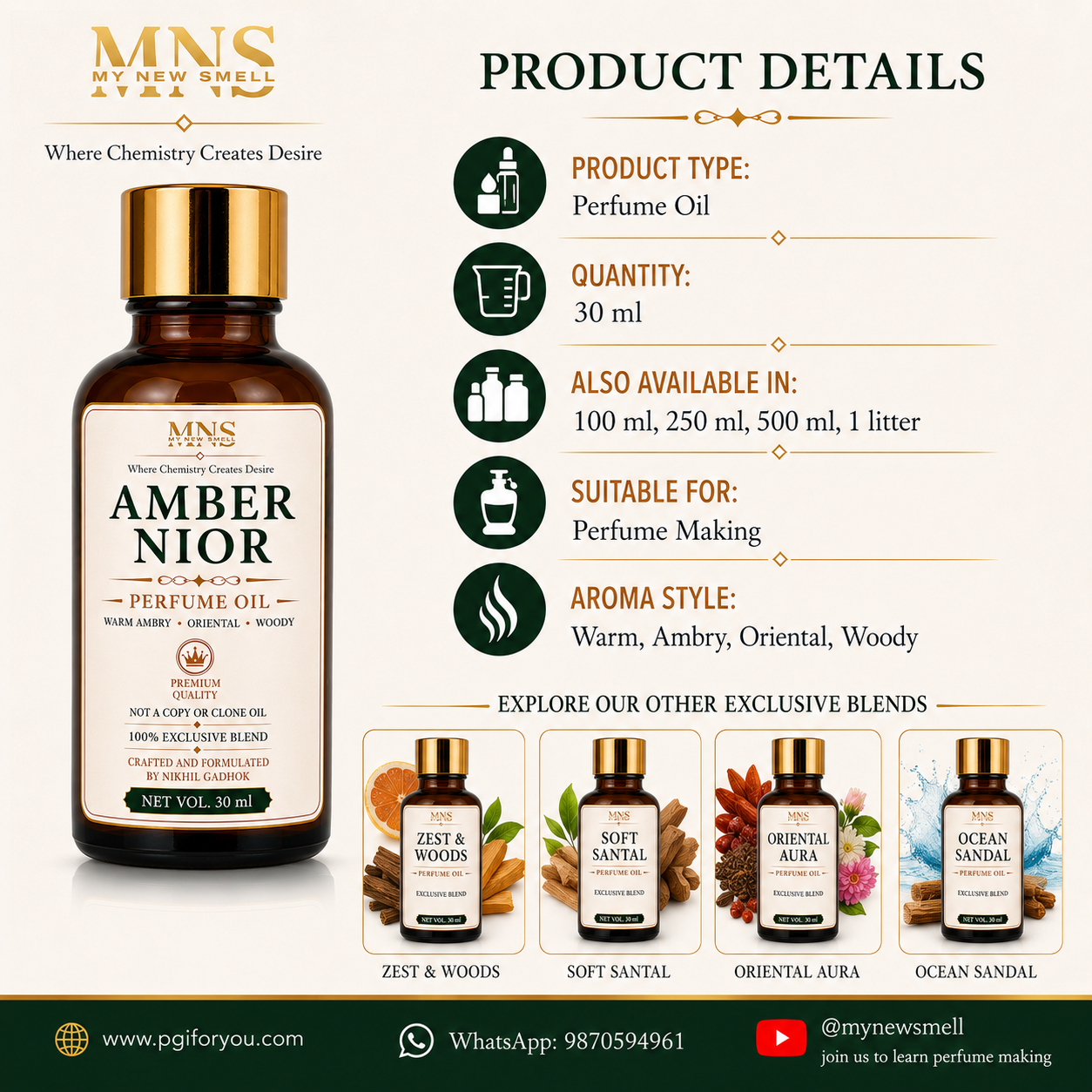 AMBER NIOR FOR MEN