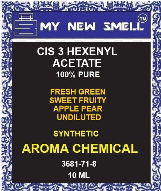 CIS 3 HEXENYL ACETATE FRESH GREEN SWEET FRUITY APPLE PEAR MELON