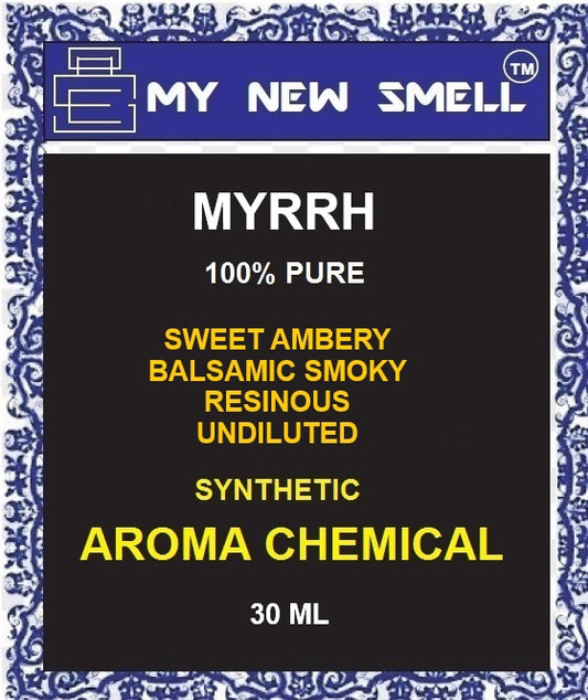 MYRRH SWEET AMBERY BALSAMIC SMOKY RESINOUS