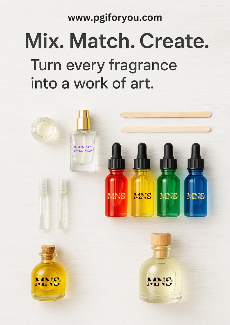 MNS Set of 5, 15 ml each Undiluted Liquid Colors for Perfume Making | Non-Toxic Bright and Vibrant Colors