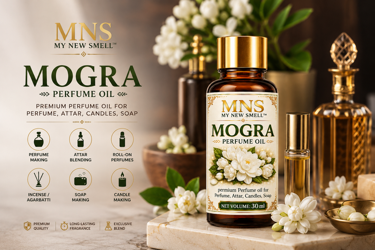 MOGRA FRAGRANCE OIL SWEET FLORAL SENSUAL AROMATIC GREEN