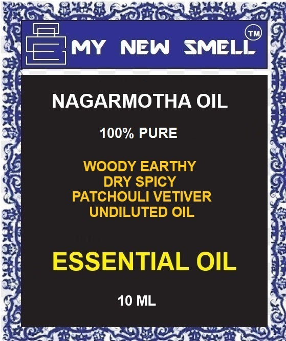 NAGARMOTHA OIL WOODY EARTHY DRY SPICY PATCHOULI VETIVER OUD