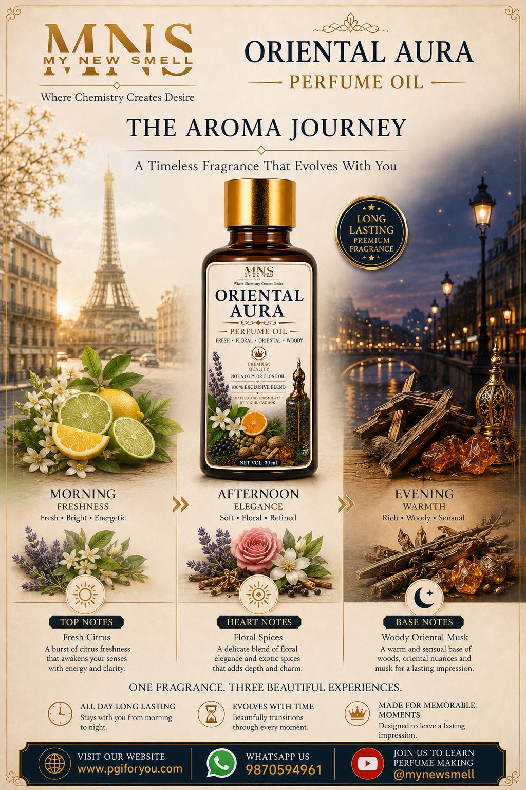 ORIENTAL AURA PERFUME OIL FOR MEN