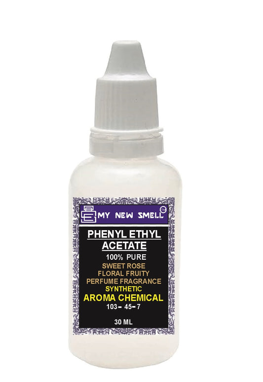 MNS PHENYL ETHYL ACETATE Floral Honey Rose Balsamic Dark