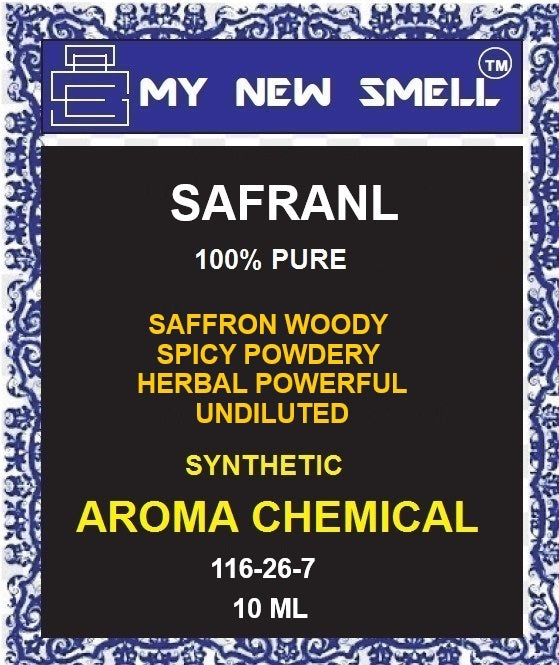 SAFRANL VERY POWERFUL DIFFUSIVE SAFFRON WOODY SPICY POWDERY HERBAL