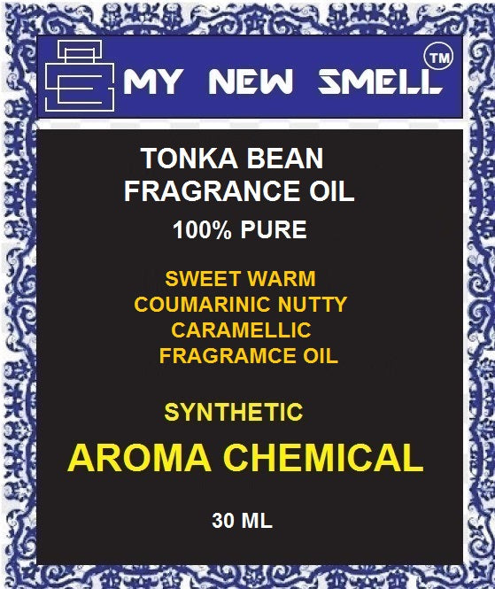 TONKA BEAN FRAGRANCE OIL SWEET WARM COUMARINIC NUTTY CARAMELLIC