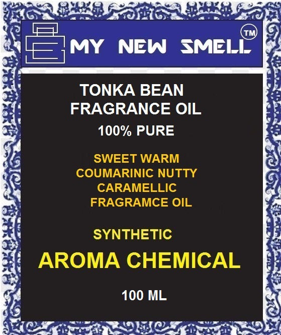 TONKA BEAN FRAGRANCE OIL SWEET WARM COUMARINIC NUTTY CARAMELLIC