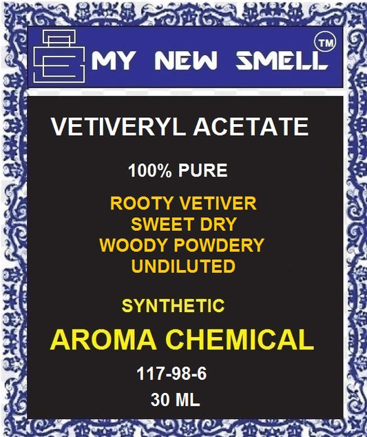 VETIVERYL ACETATE WOODY POWDERY ROOTY VETIVER SWEET DRY