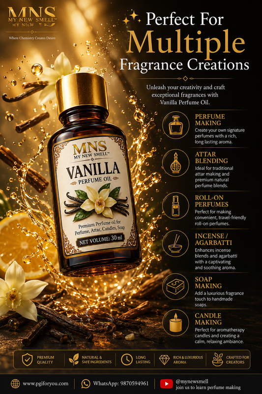 VANILLA FRAGRANCE OIL VANILLA SWEET CLEAN POWDERY