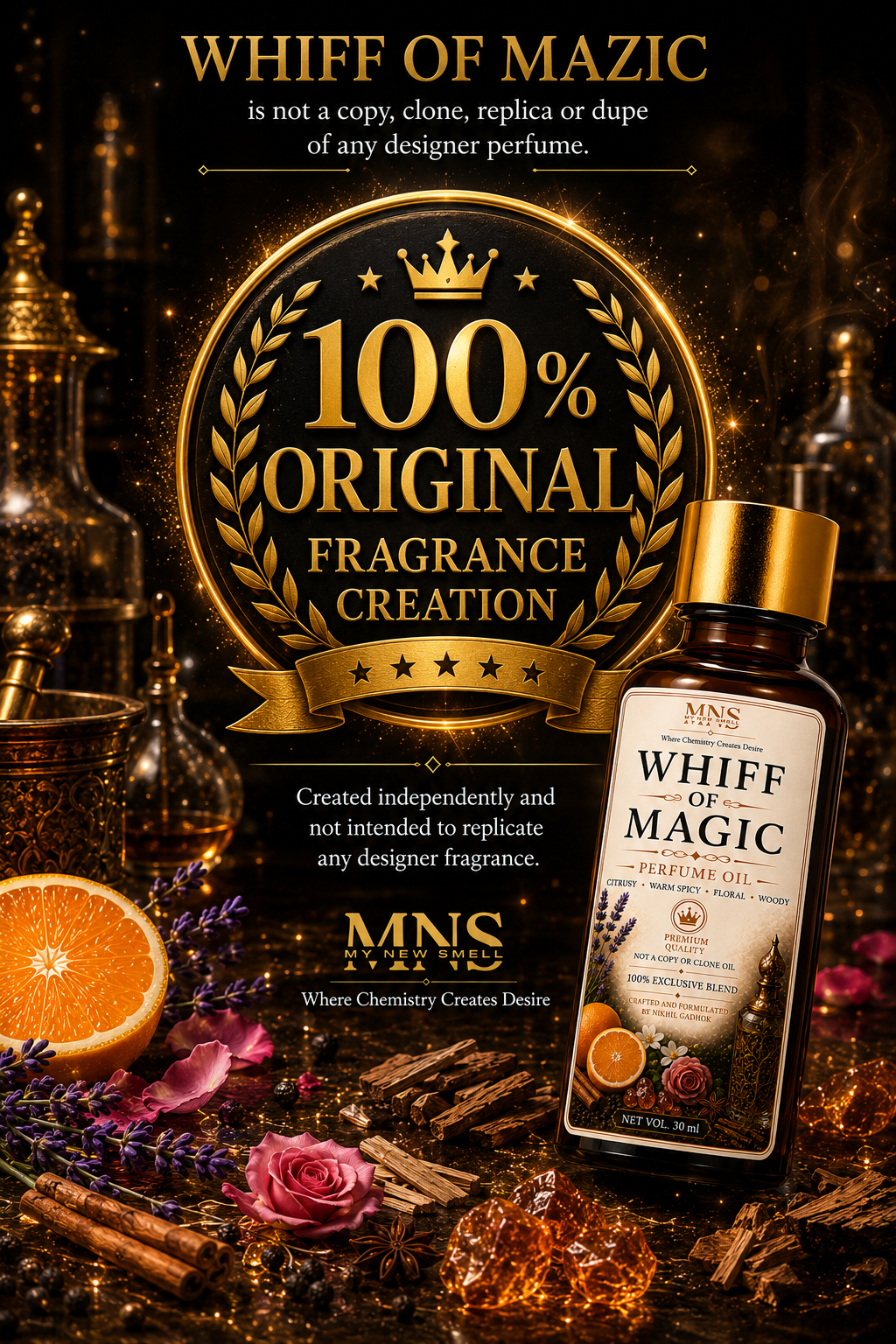 WHIFF OF MAZIC PERFUME OIL FOR MEN