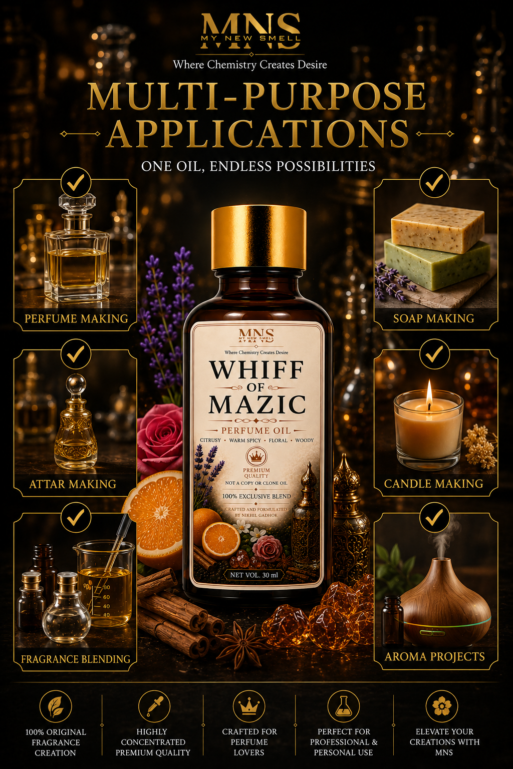 WHIFF OF MAZIC PERFUME OIL FOR MEN