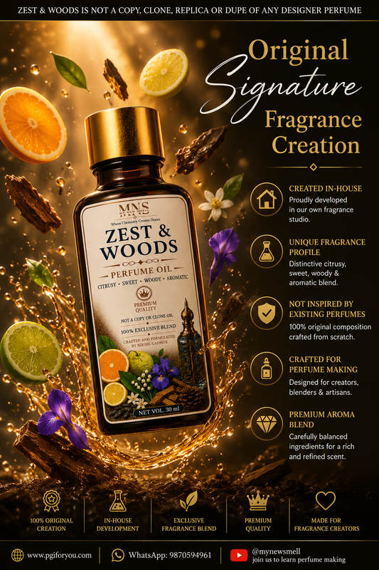 ZEST & WOODS PERFUME OIL FOR MEN